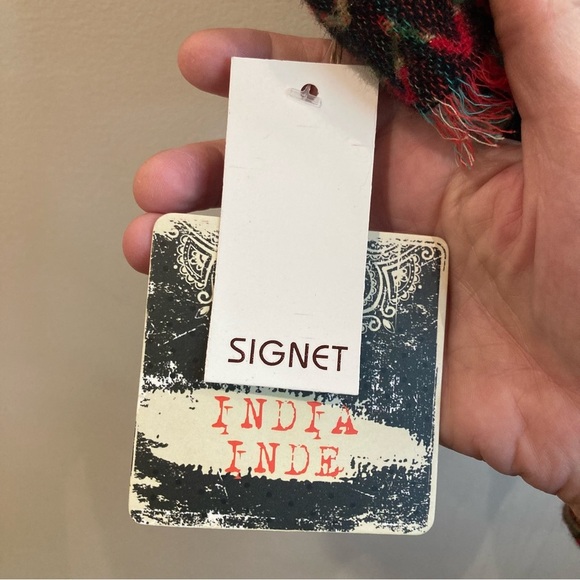 SIGNET Oversized Cotton Blend Made in India Large Wrap Shawl Soft Scarf NEW - Picture 3 of 11